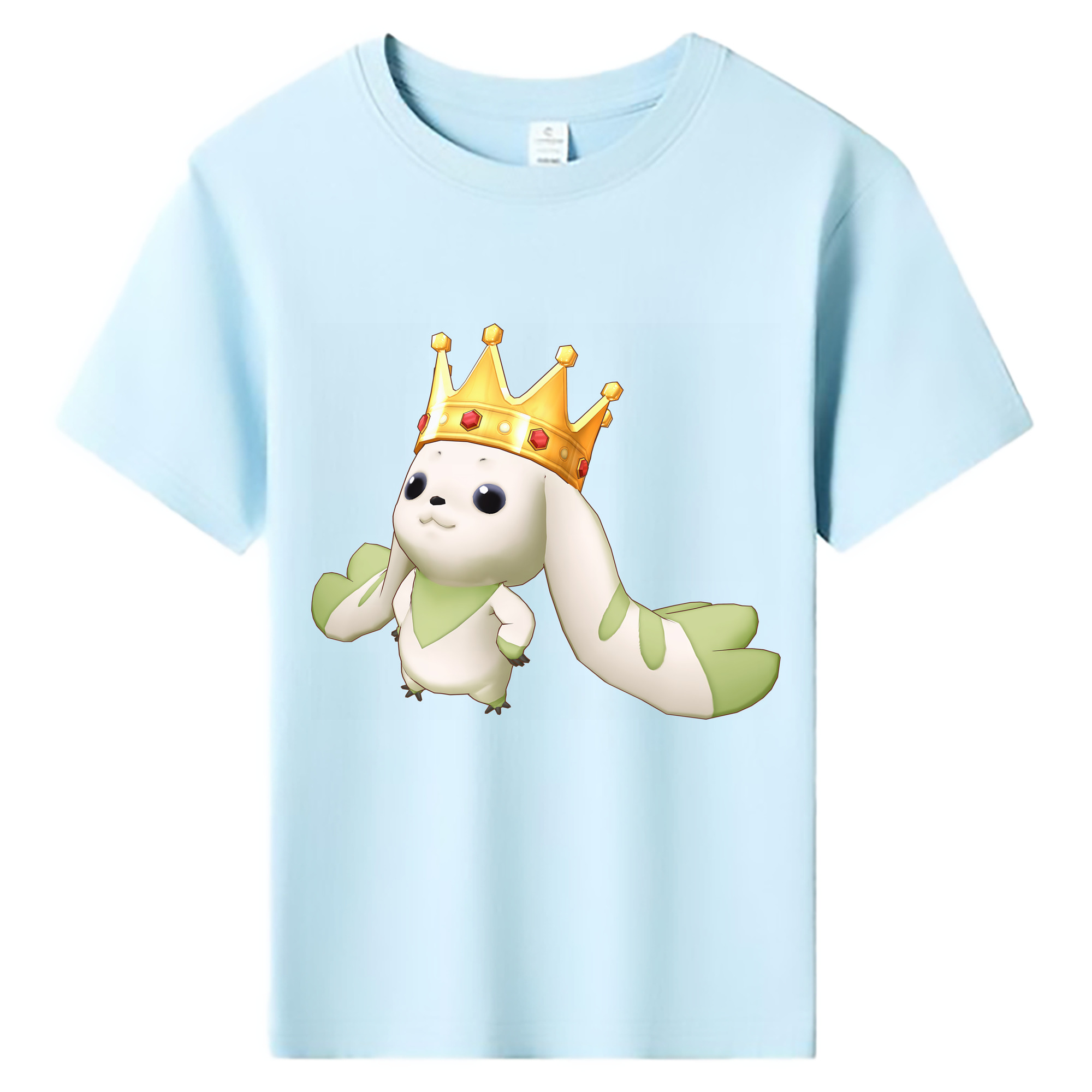 （画像用） Digimon デジタルモンスター/デジモン 綿100％キッズTシャツ（フロントプリント）